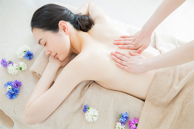 彫刻リンパ施術イメージ